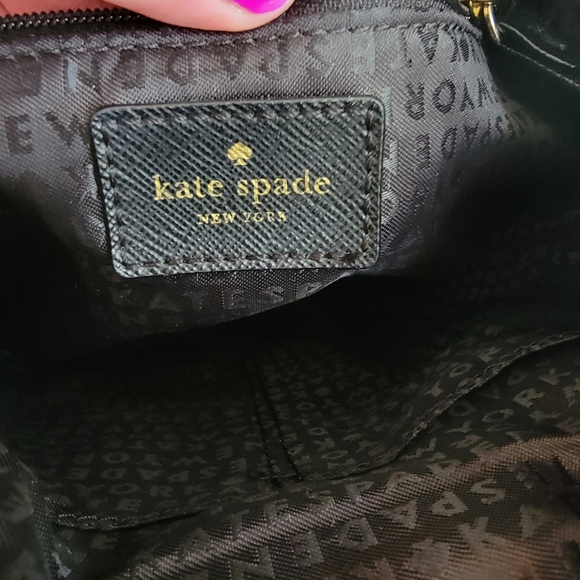 Kate Spade Black And White Polka Dot Nylon Crossbody Bag - Picture 8 of 16